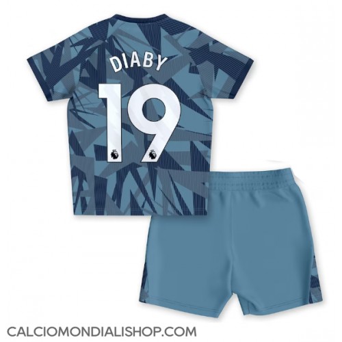 Maglie da calcio Aston Villa Moussa Diaby #19 Terza Maglia Bambino 2023-24 Manica Corta (+ Pantaloni corti)